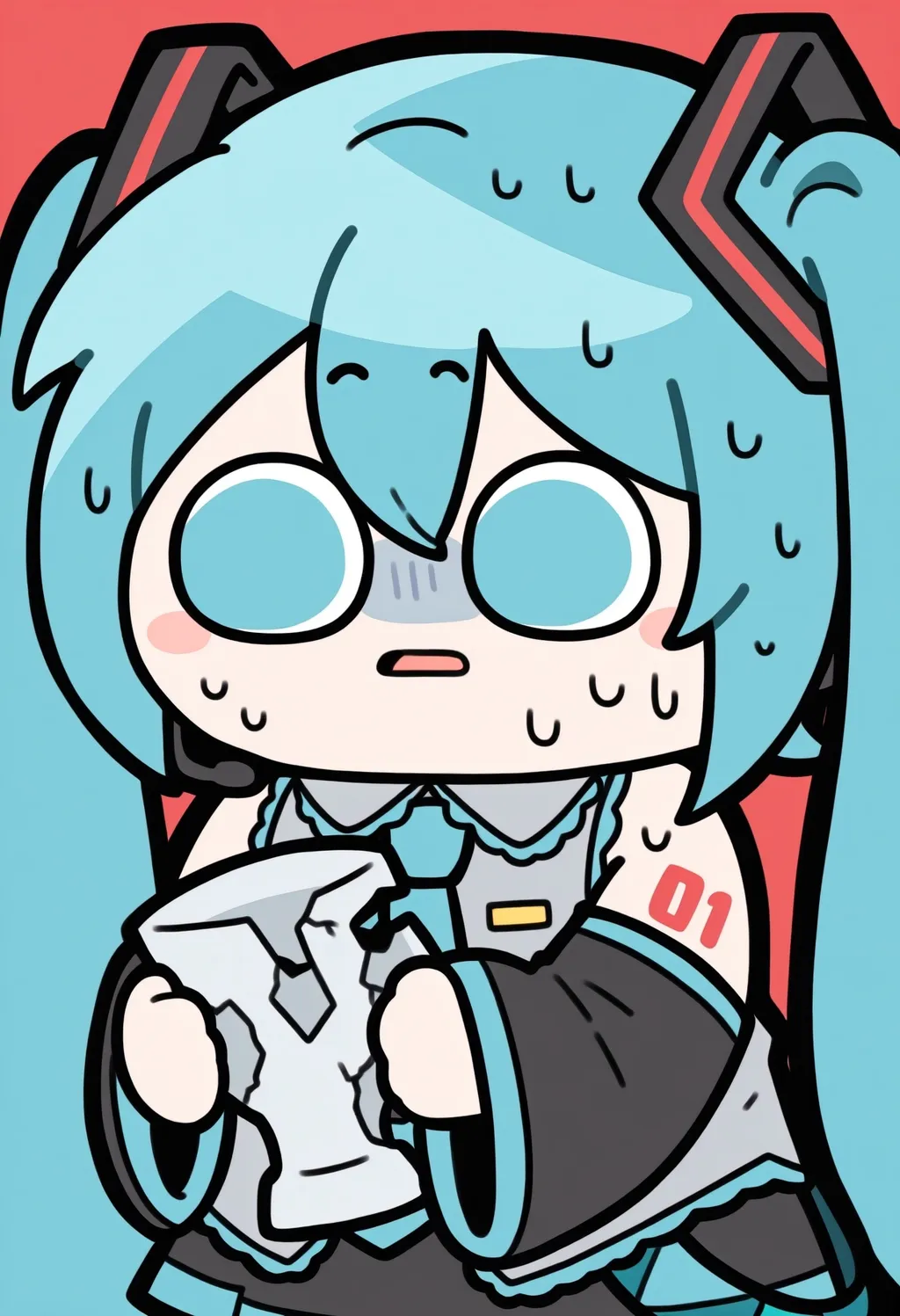 Stable Diffusion image: 1girl, solo - by PotatCat