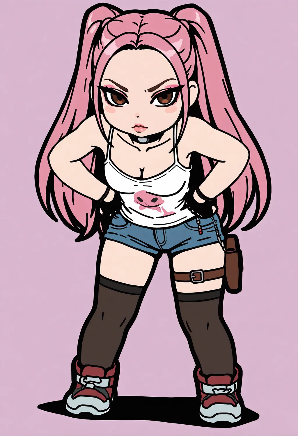 Potat's wonderful chibi style LoRA showcase by EDG - by EDG