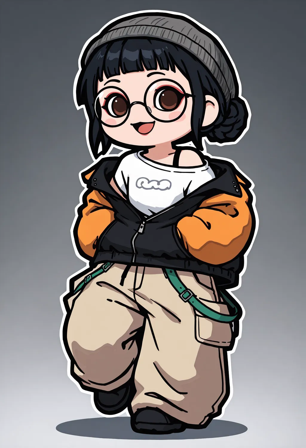 Potat's wonderful chibi style LoRA showcase by EDG - by EDG