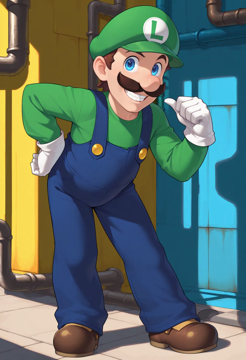 Luigi | Mario Bros | Character LoRA NoobAI eps 1.1 - by FallenIncursio