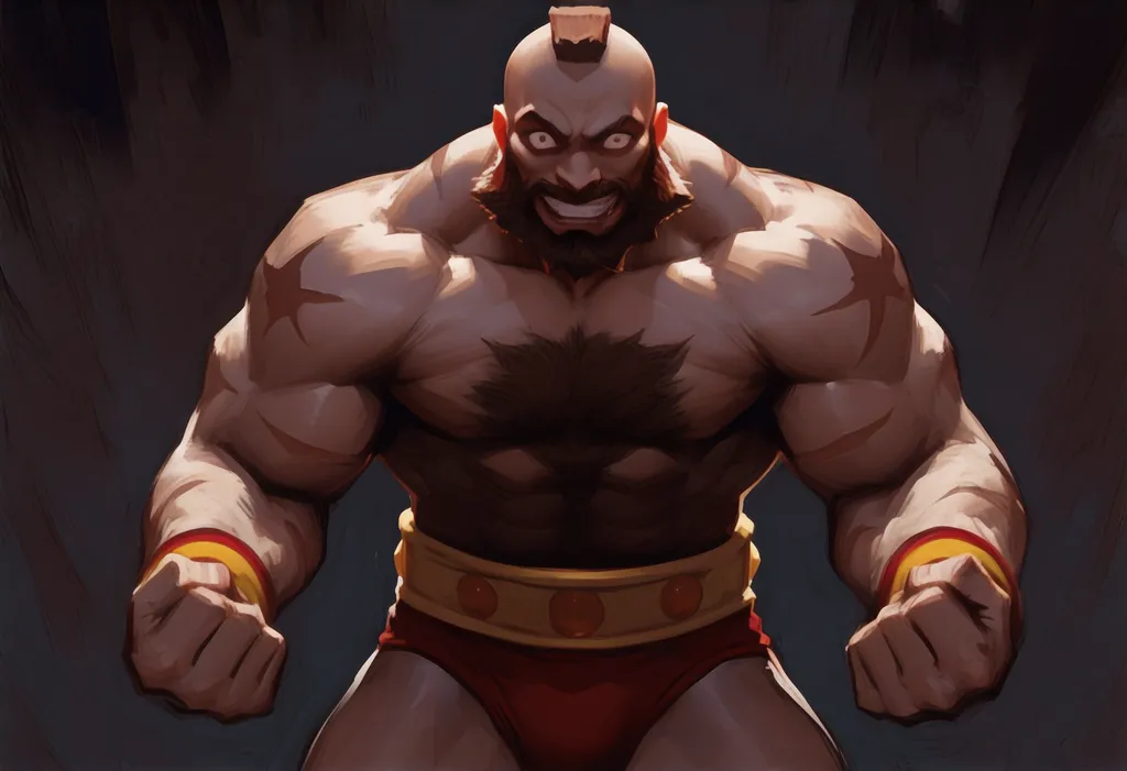 Zangief - Street Fighter | NoobAI - by mfcg:crushed: