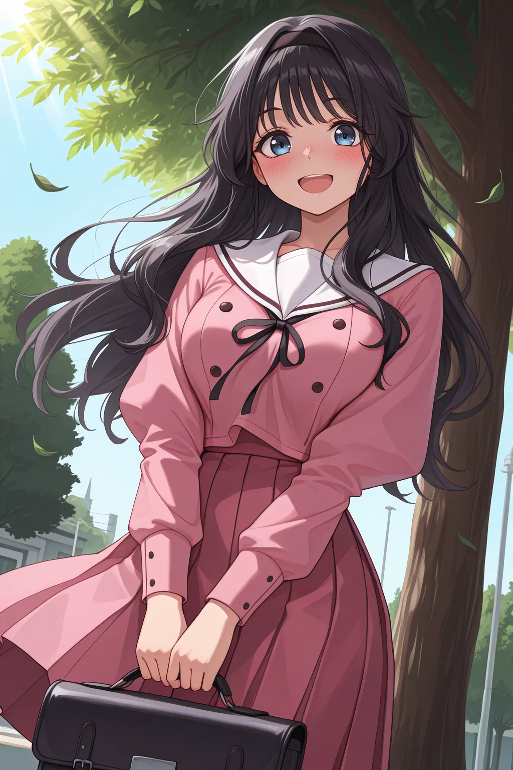 Kaoruko Waguri 和栗 薫子 | The Fragrant Flower Blooms with Dignity [IllustriousXL] - by Hoseki
