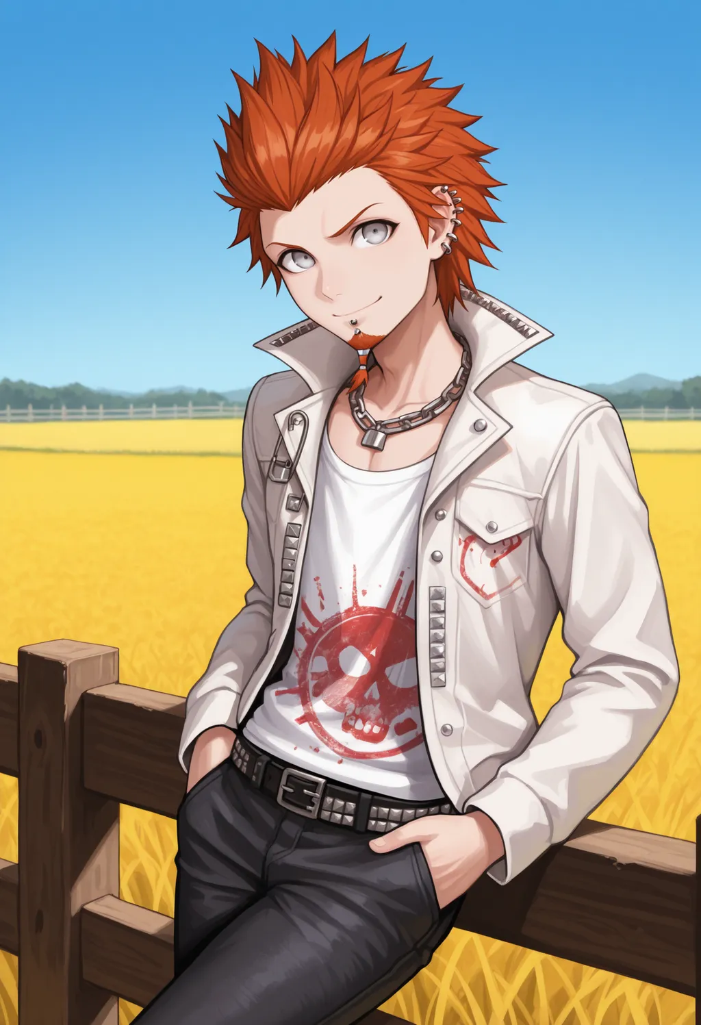 Leon Kuwata / 桑田 怜恩 (Danganronpa: Trigger Happy Havoc) [IllustriousXL] - by bsinky