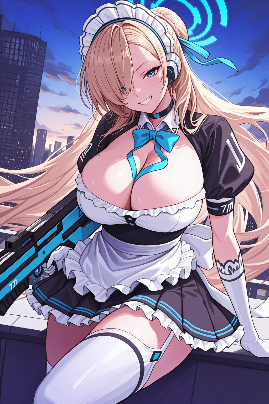 Asuna Ichinose 一之瀬 アスナ | Blue Archive | 4 Outfits [IllustriousXL] - by Hoseki