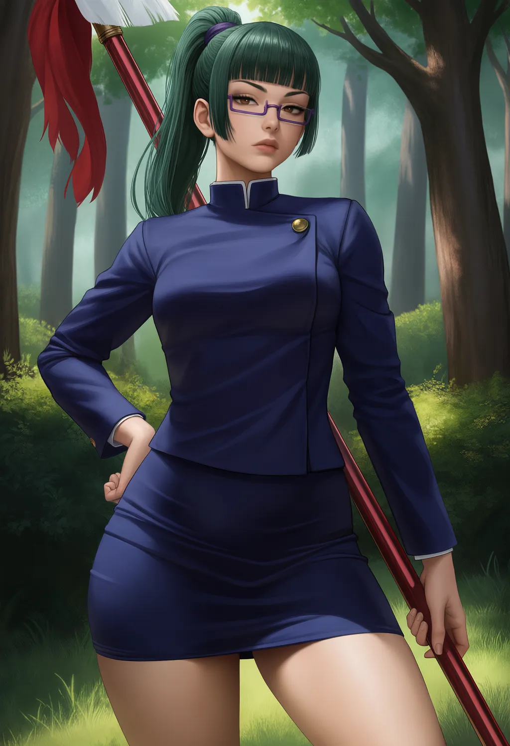 [Anima v1.0] Maki Zenin | Jujutsu Kaisen - by justTNP