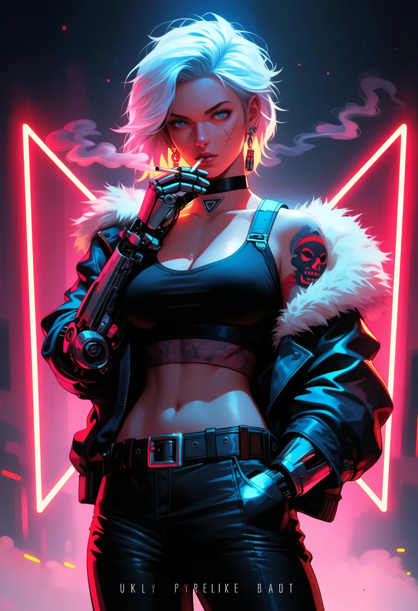 Under the Neon Lights - by ktiseos_nyx