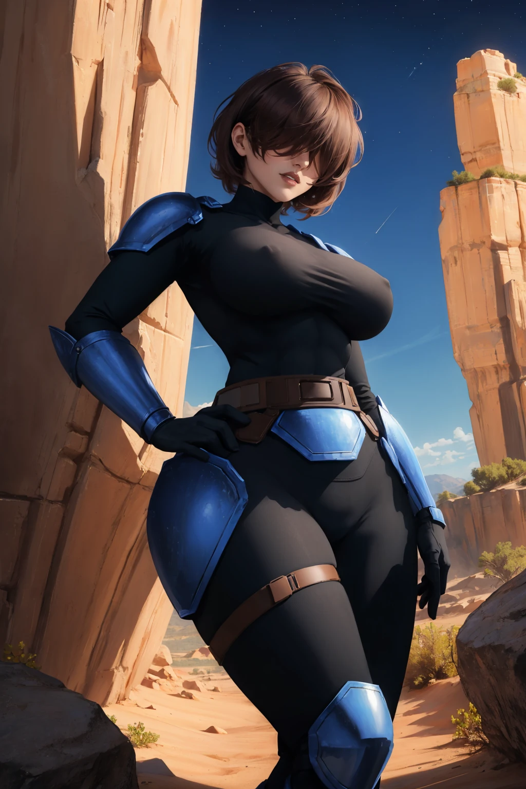 Rahab/Tomboy Mandalorian (Original Character) LoRA - by novowels