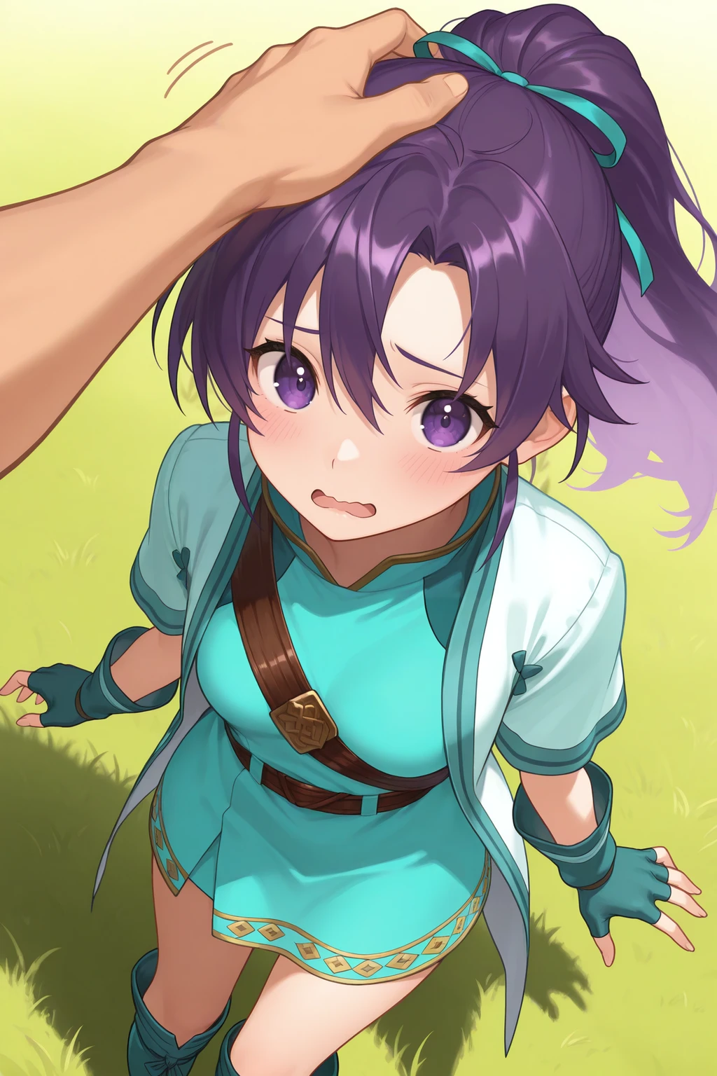 Stable Diffusion image: 1girl, long hair - by novowels