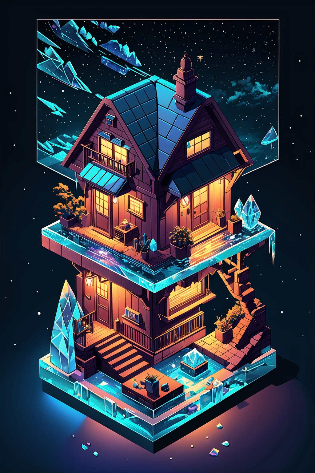 Isometric & Pixelized View - by ktiseos_nyx