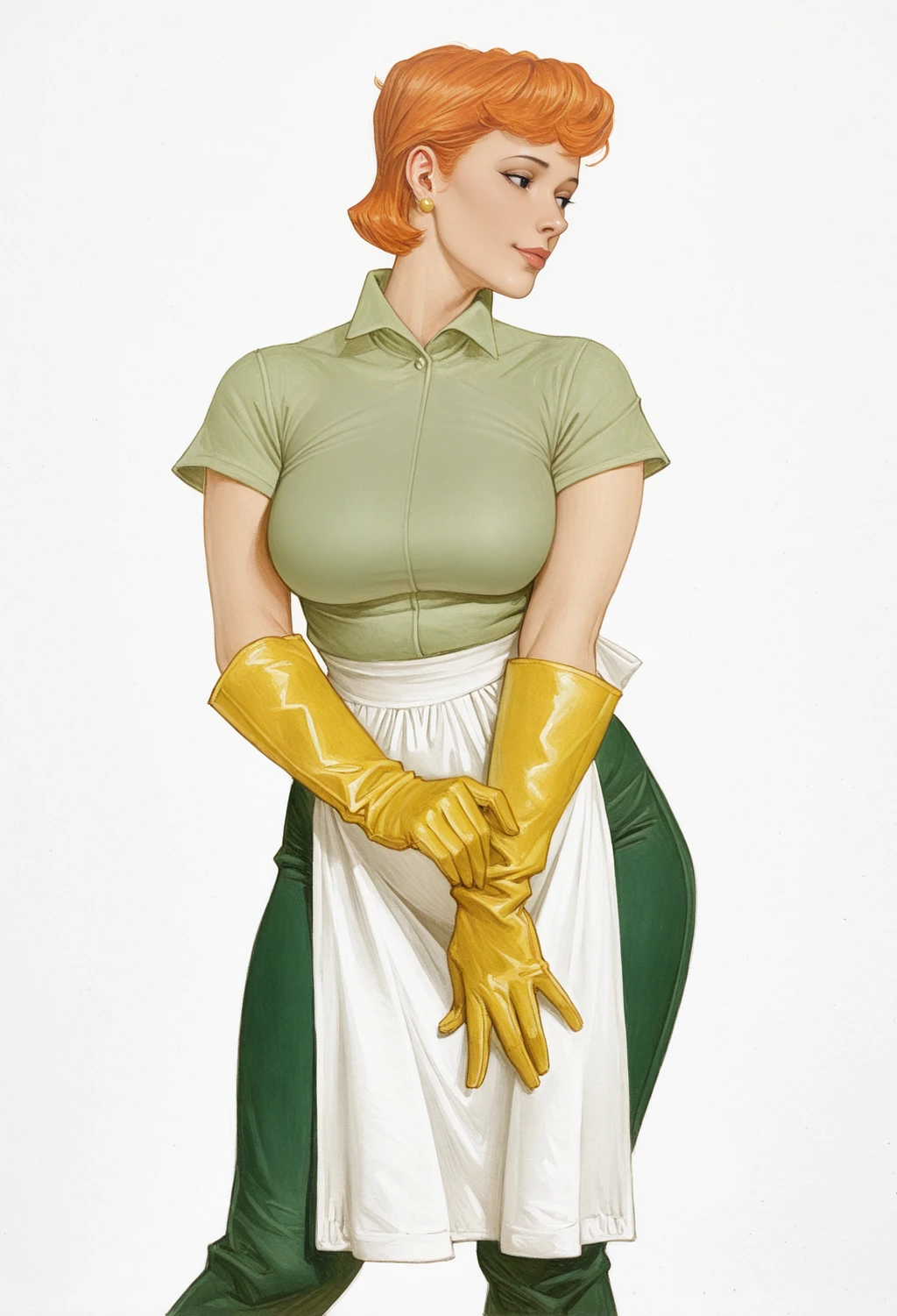 Stable Diffusion image: 1girl, solo - by guy90