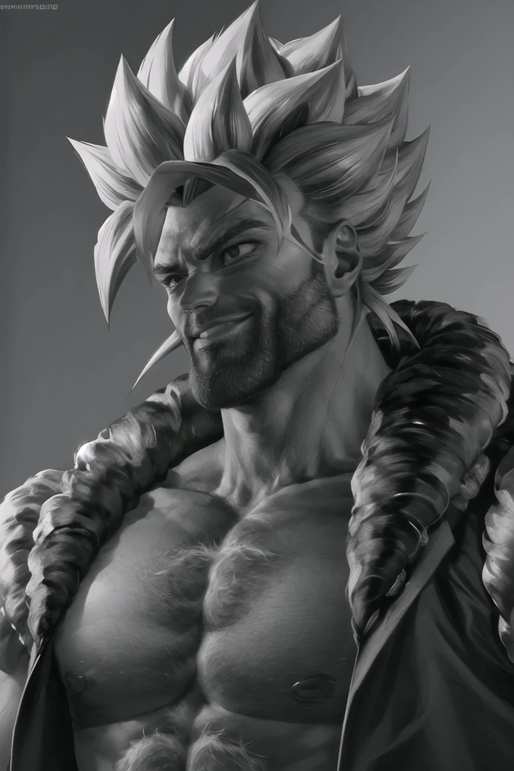 Gigachad Looking Left | Pose LoRA - by FallenIncursio