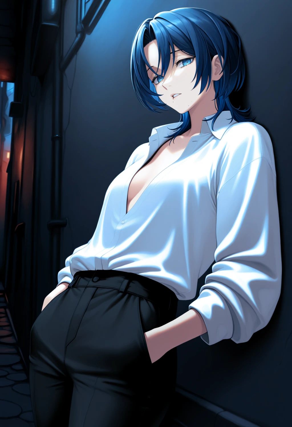 Stable Diffusion image: 1girl, solo - by ChameleonAI