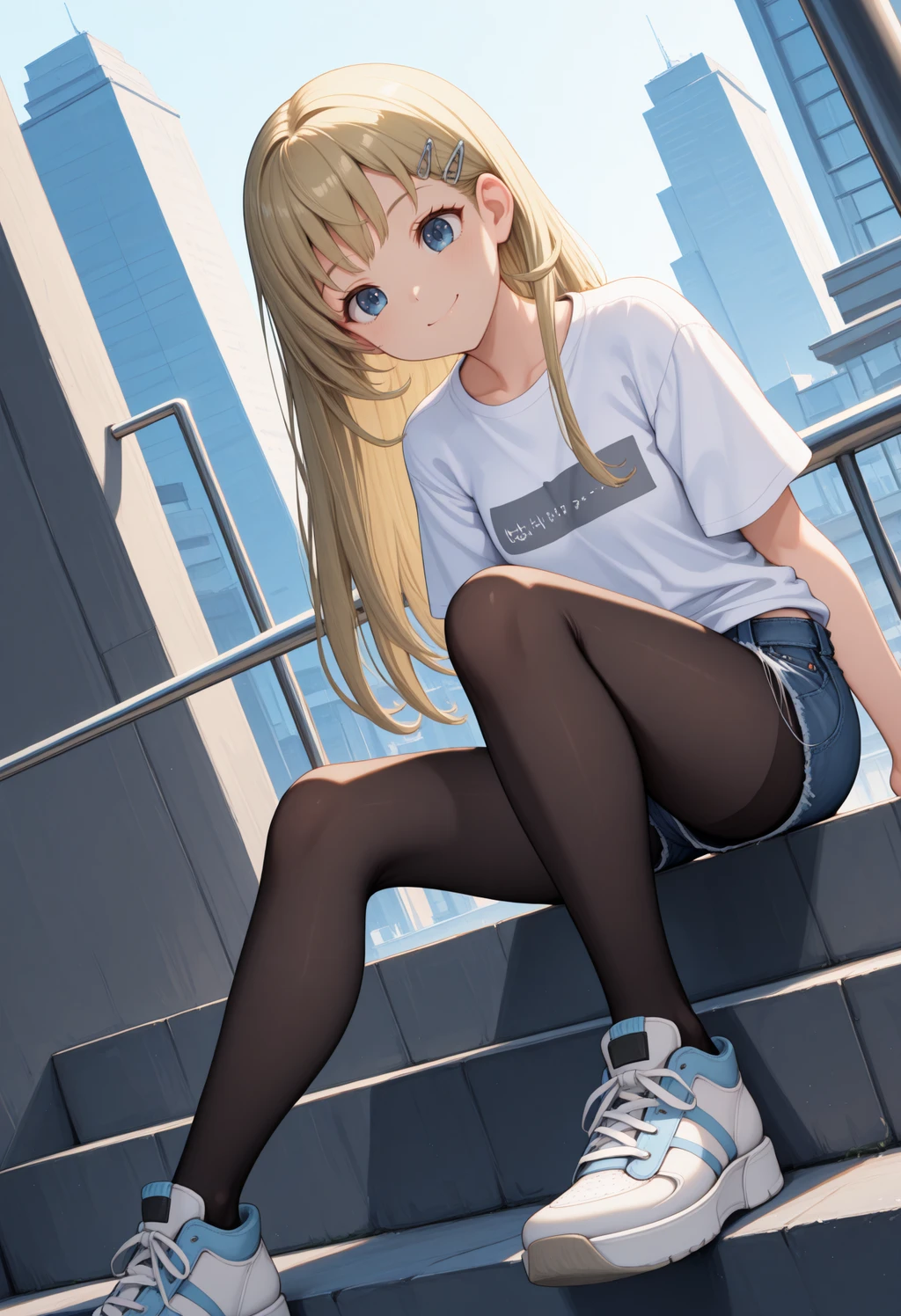 Stable Diffusion image: 1girl, solo - by ChameleonAI