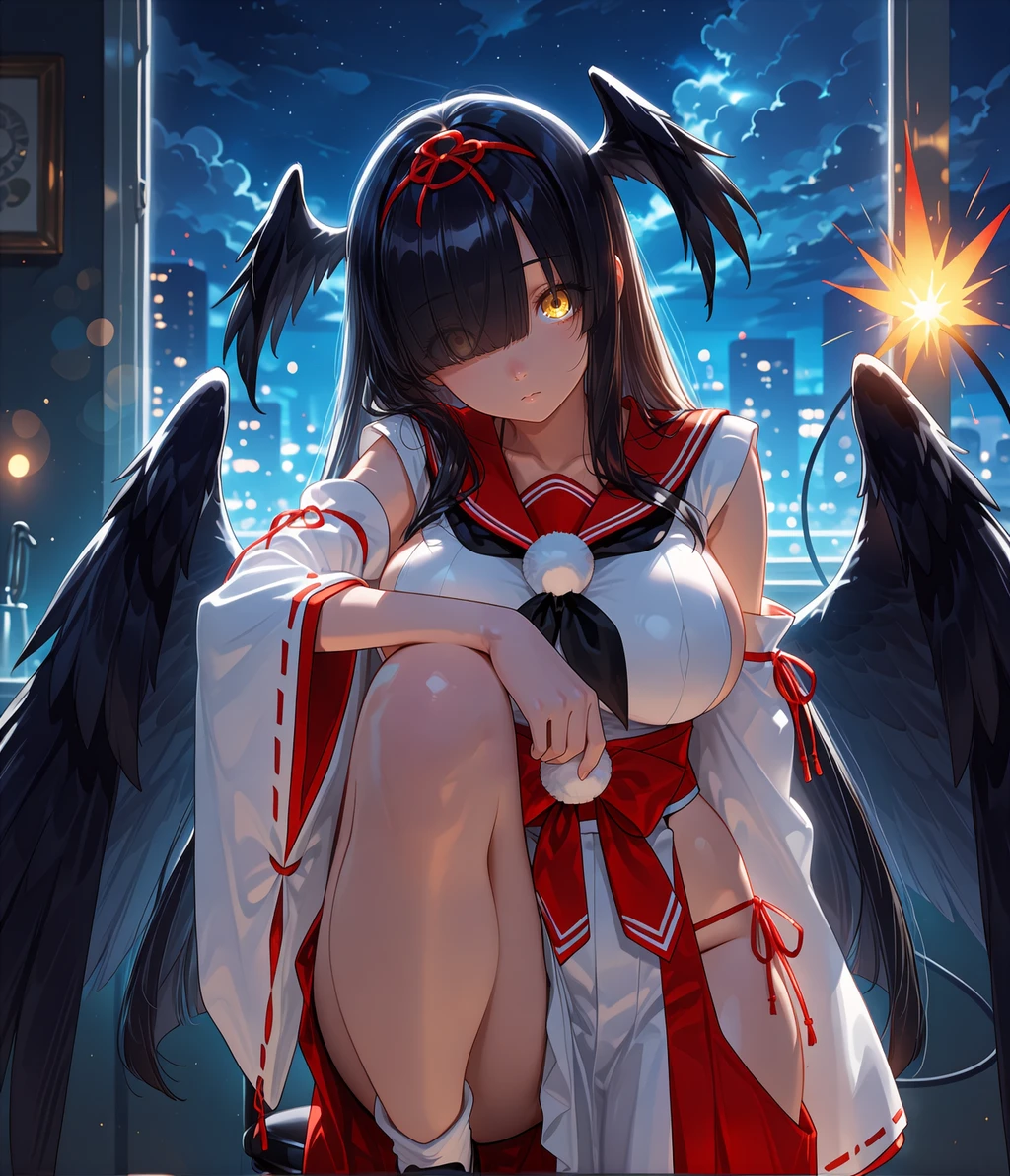 Hiiro Karasuba Bombergirl - by Tyberzandari