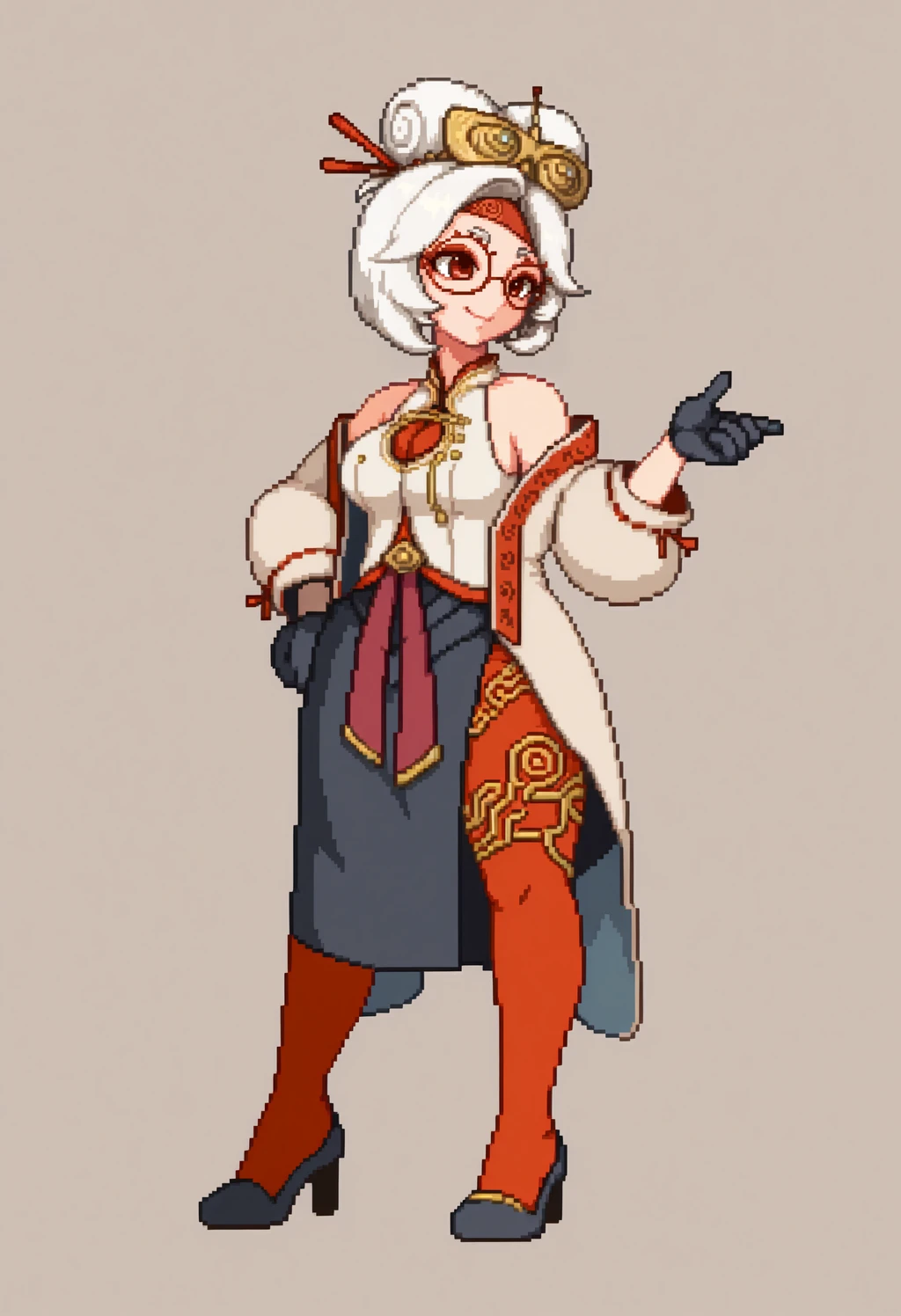 Stable Diffusion image: 1girl, solo - by Fp_plus