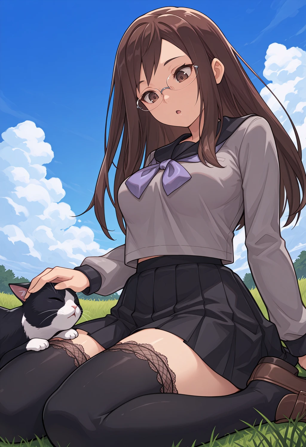 Stable Diffusion image: 1girl, solo - by bsinky