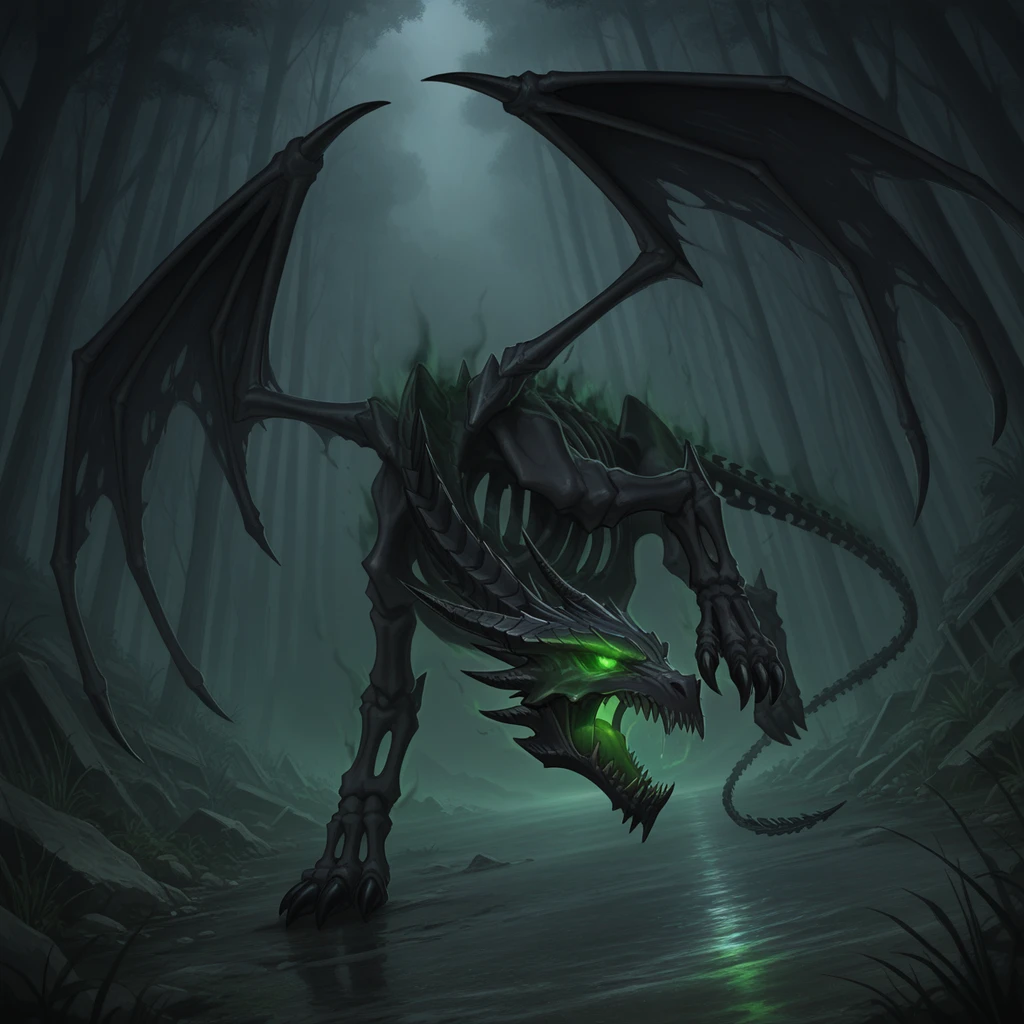 Spectral dragon  HoMM5  NAI - by Tyberzandari