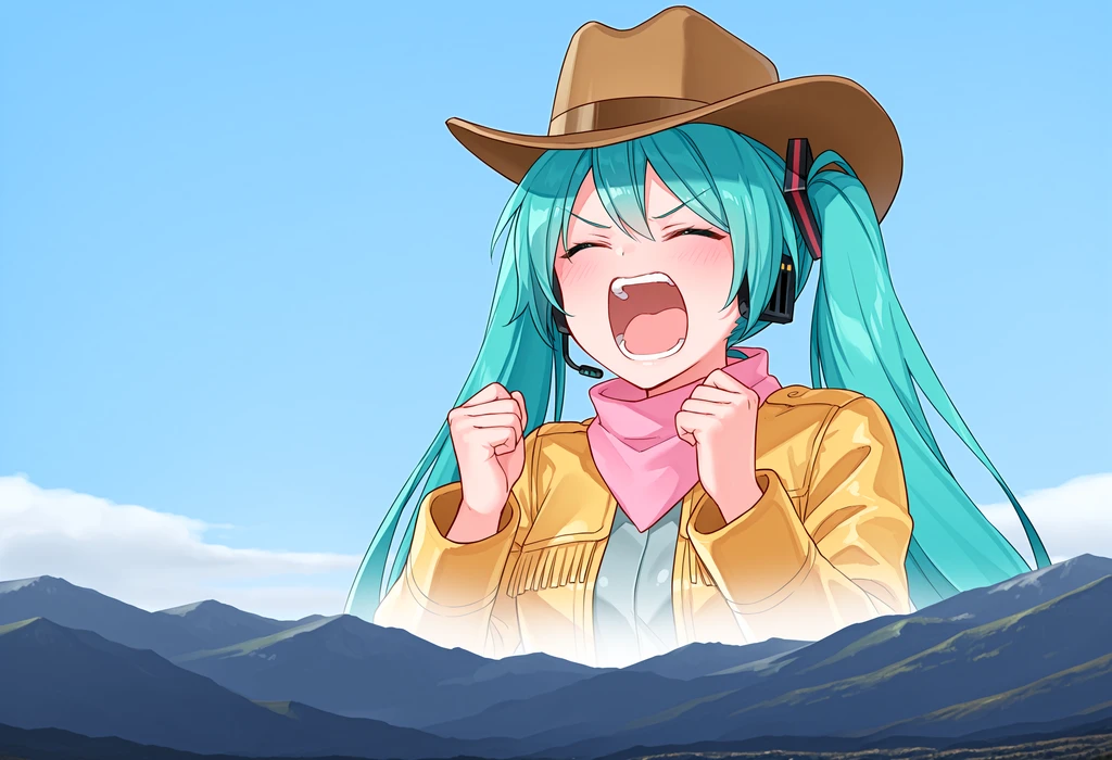Screaming Cowboy - Big Enough (Meme) - Aaaaaaaaaaaaaaaaaaaahhh - by miniphak
