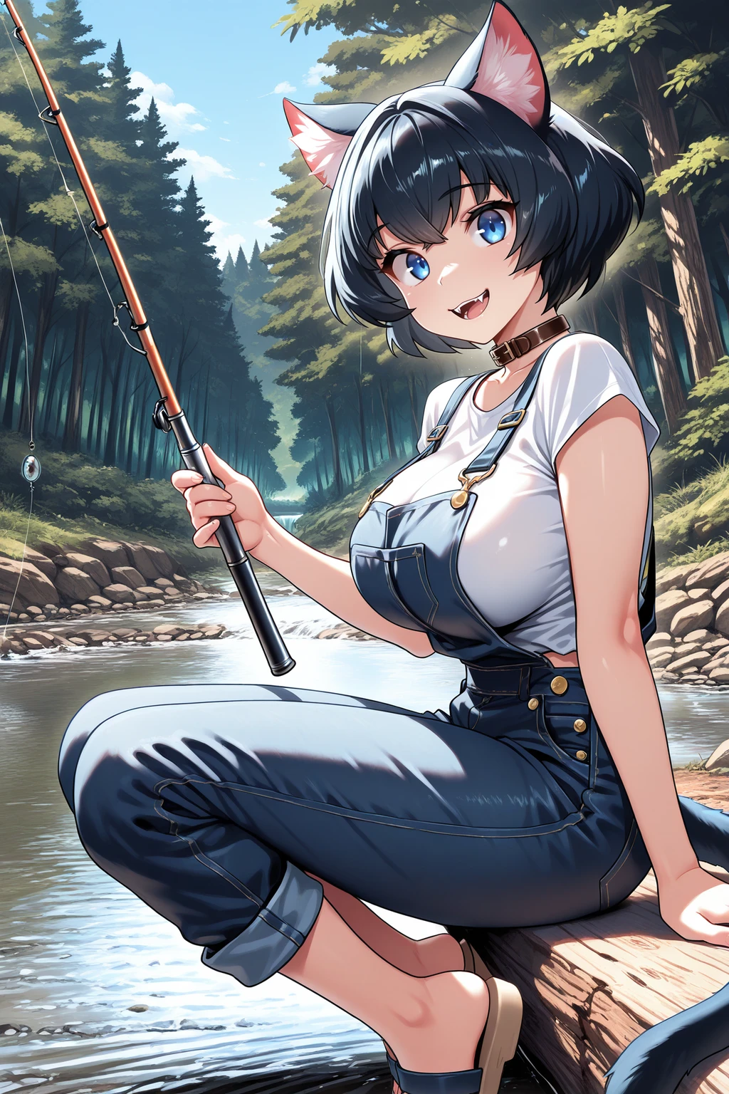 Stable Diffusion image: 1girl, solo - by novowels