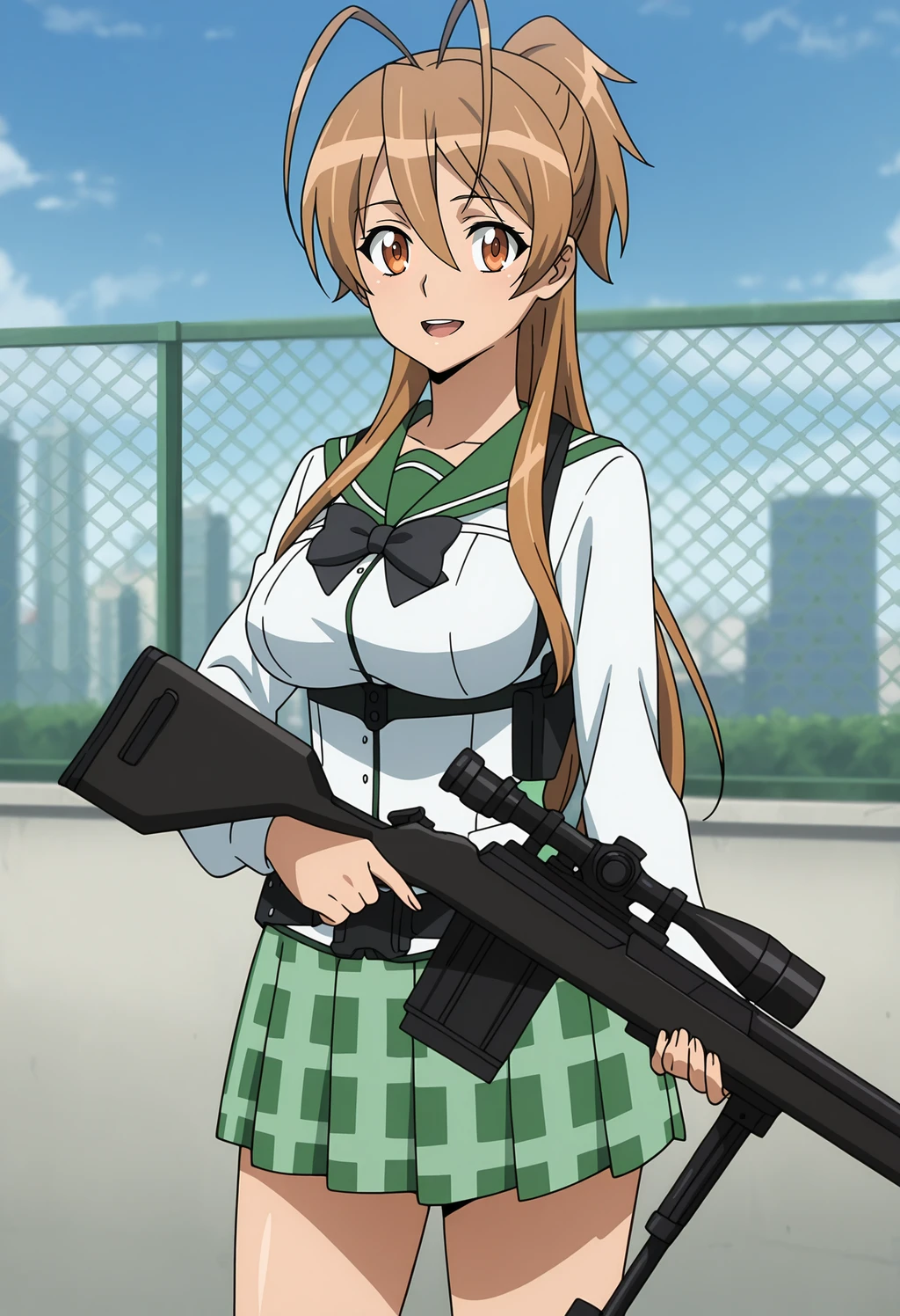 Miyamoto Rei [4 outfits] | Illustrious | Highschool of the Dead - by LittleJelly