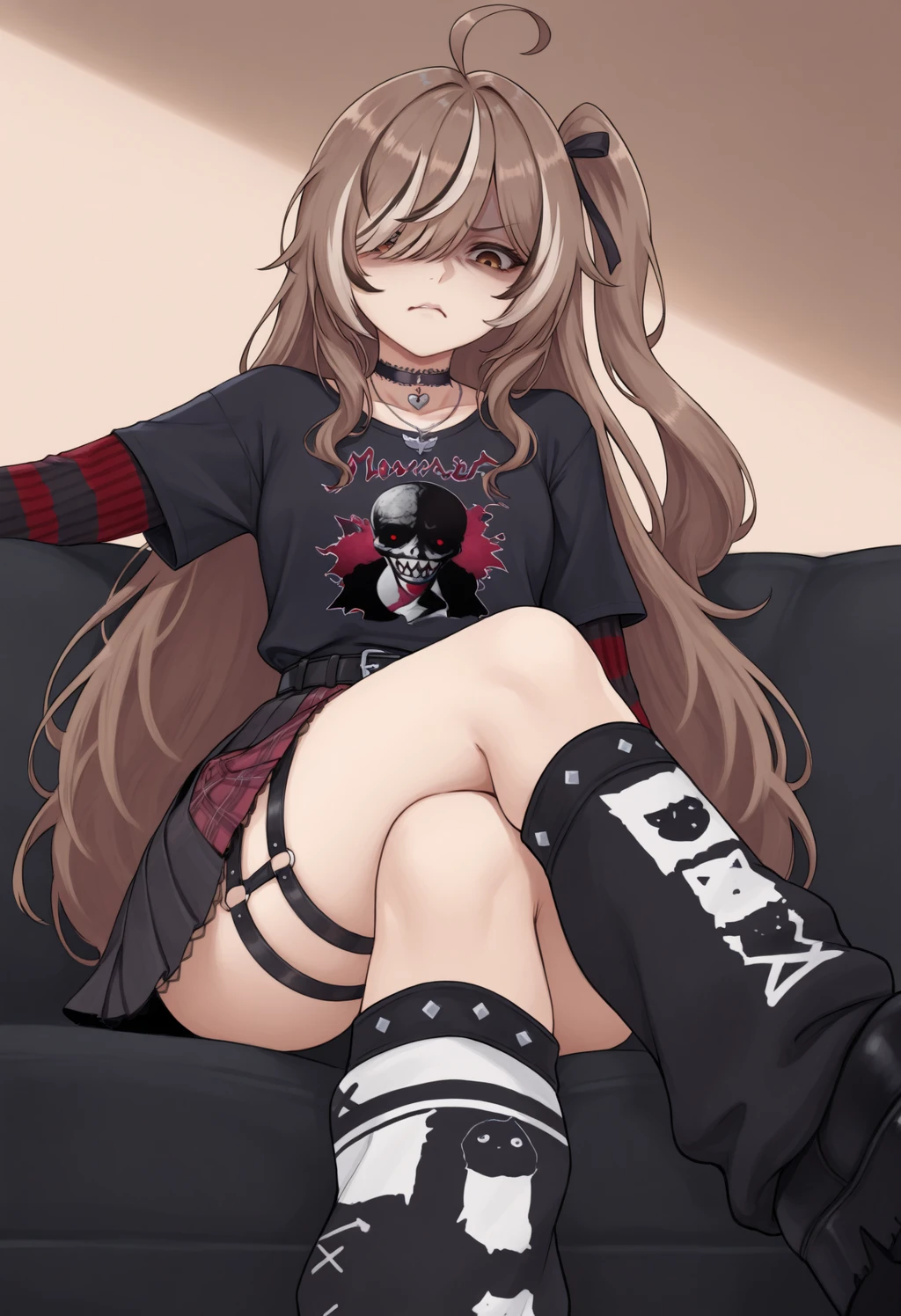 Stable Diffusion image: 1girl, solo - by ChameleonAI