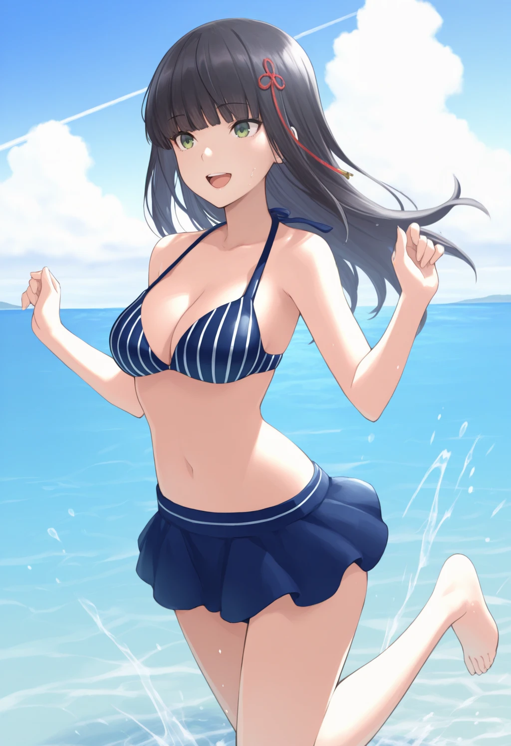 Stable Diffusion image: 1girl, solo - by bsinky