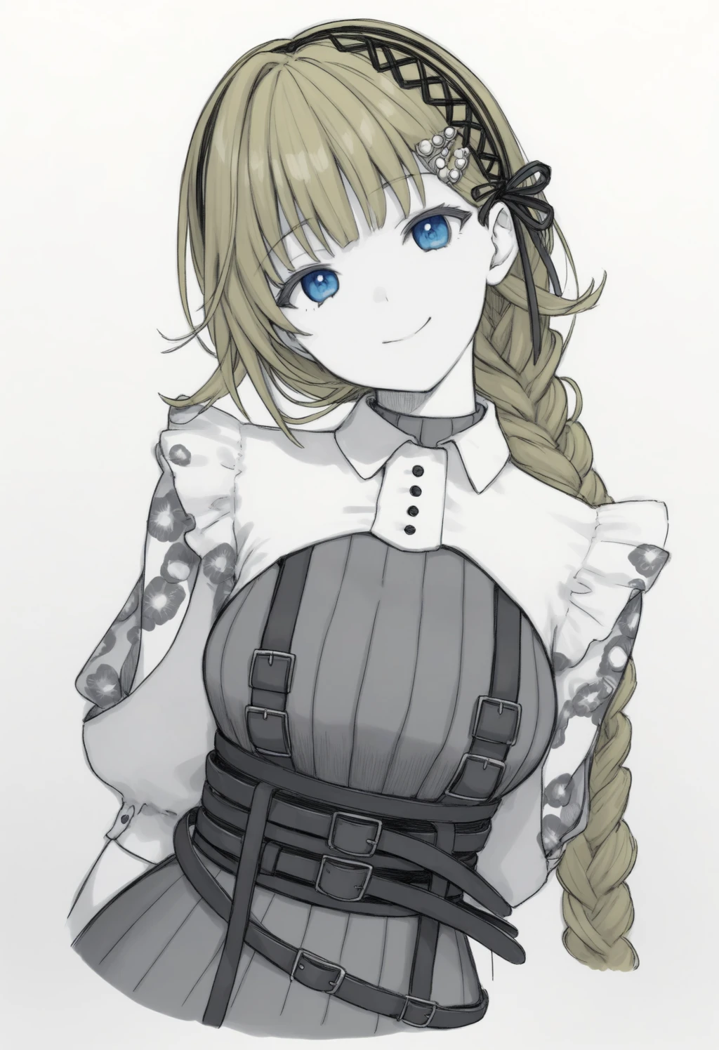 Stable Diffusion image: 1girl, solo - by ChameleonAI