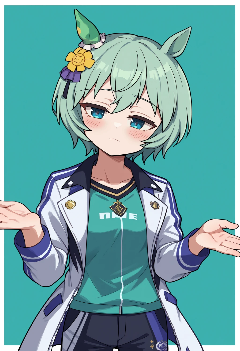 Shrugging Gesture Concept - Lora Pony - by elizapottinger