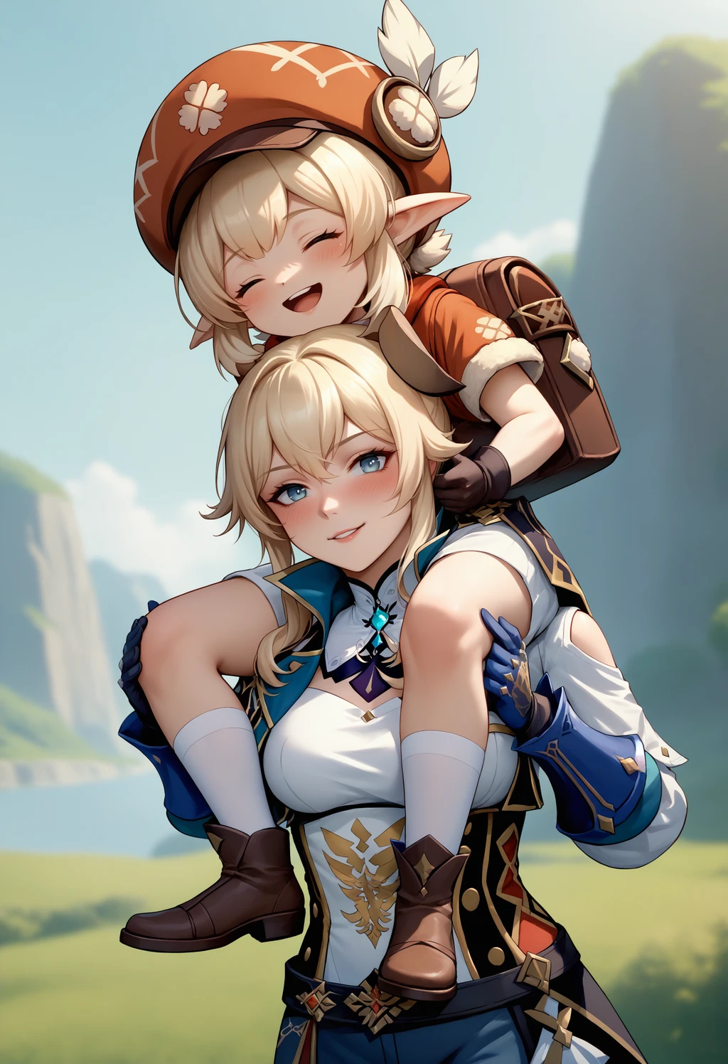 Piggyback & Shoulder Carry | Concept LoRA XL - by FallenIncursio