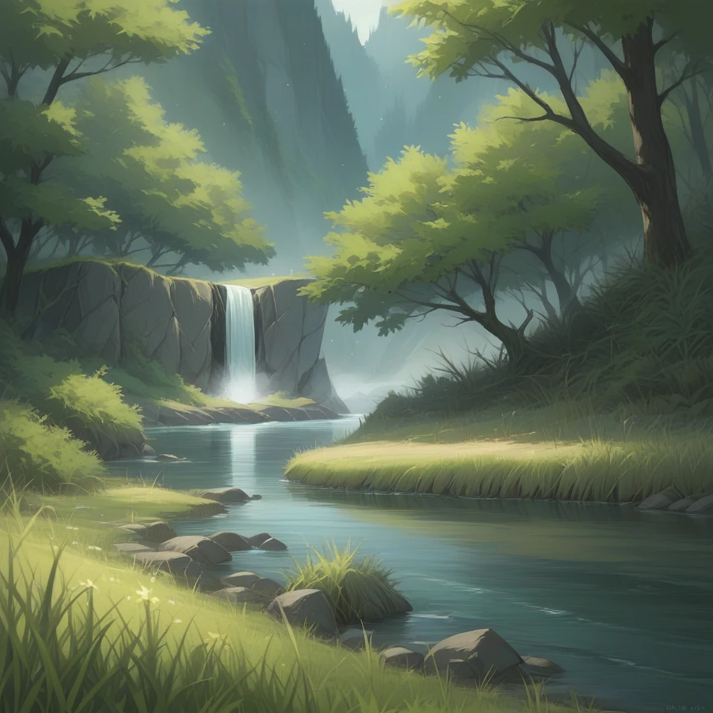 Riverbank - by Navedaxu