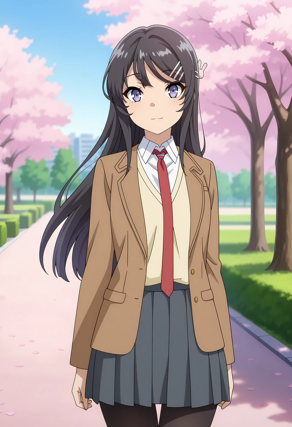 Sakurajima Mai | Illustrious | Seishun Buta Yarou wa Bunny Girl Senpai no Yume wo Minai - by LittleJelly