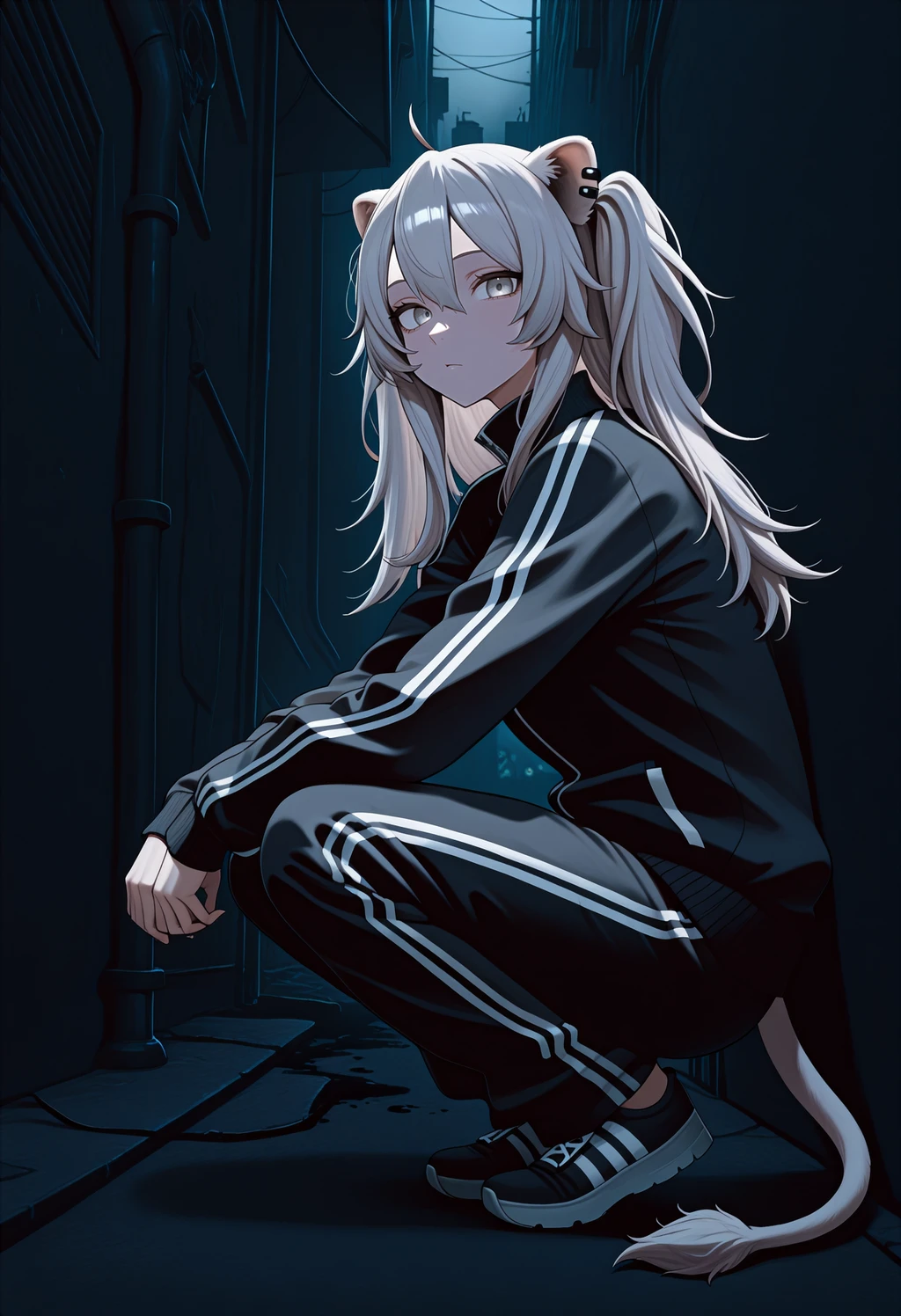 Stable Diffusion image: 1girl, solo - by ChameleonAI