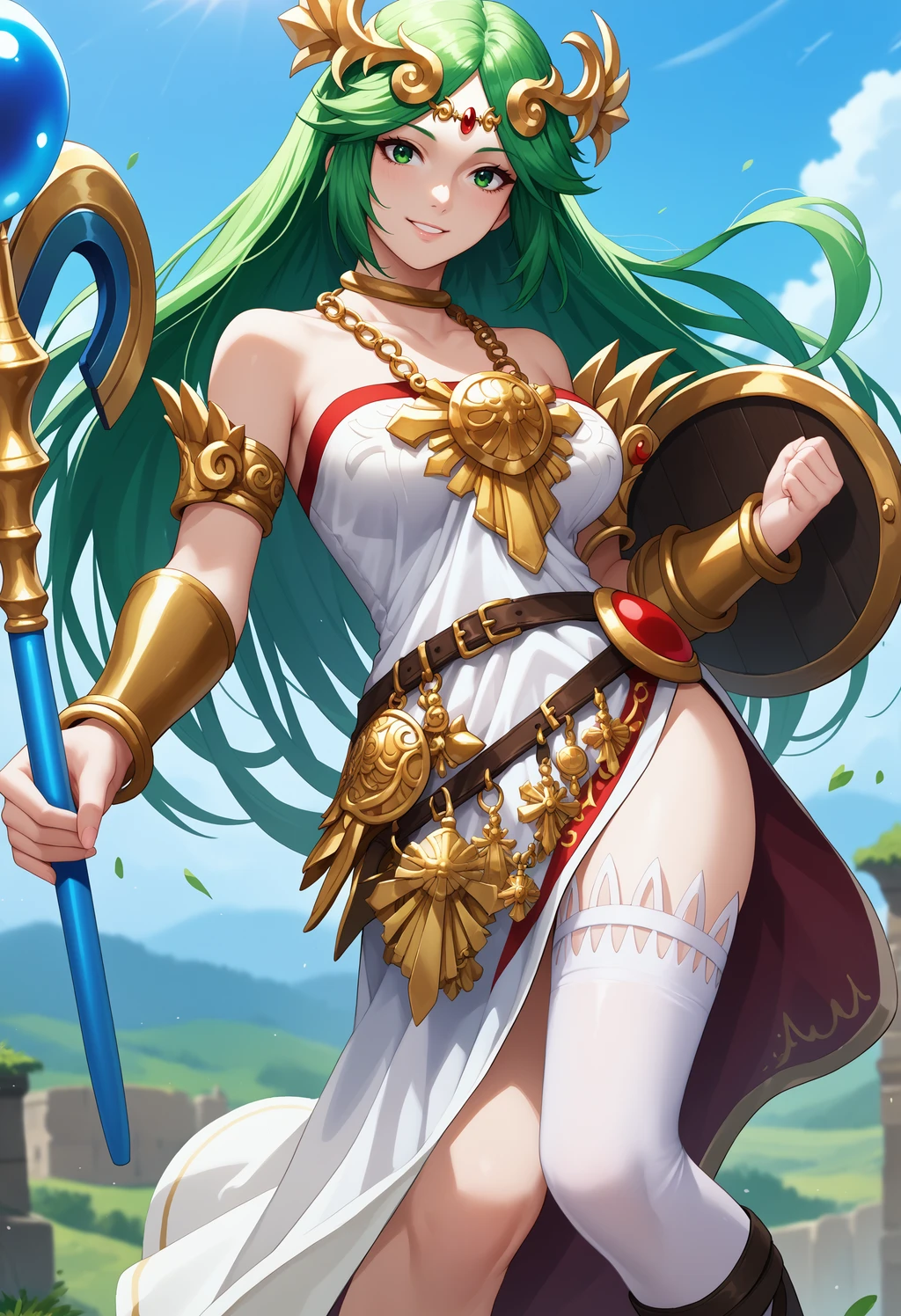 Palutena | Kid Icarus | Character Lora XL - by FallenIncursio
