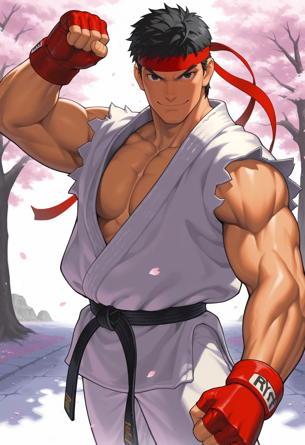 Ryu (Street Fighter) [Illustrious] - by Fp_plus