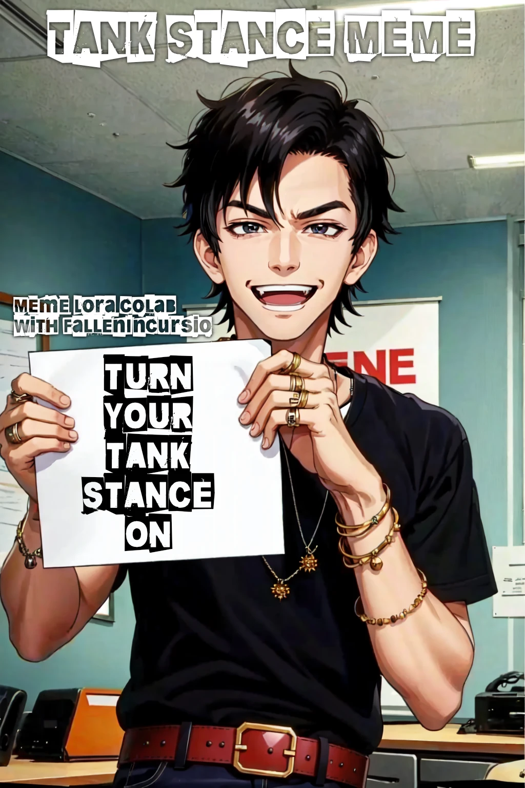 Tank Stance Meme | Meme Colab with FallenIncursio - by ktiseos_nyx