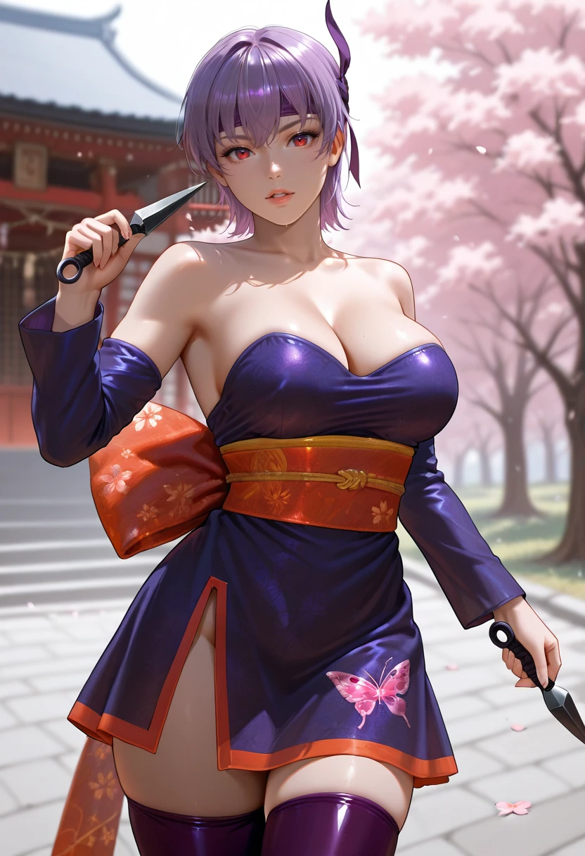Ayane - Dead or Alive/Ninja Gaiden l IllustriousXL (5 Outfits) - by Lamancha5002