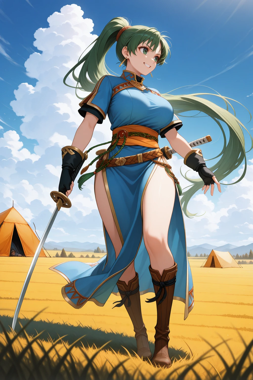 Stable Diffusion image: 1girl, solo - by novowels