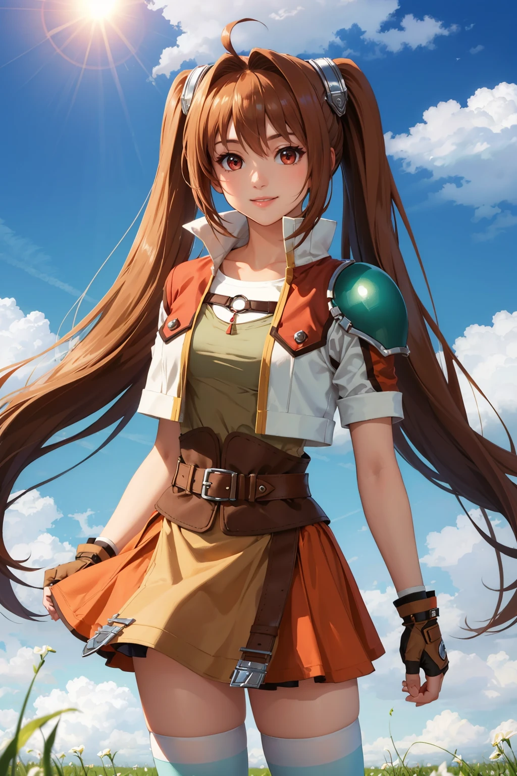 Estelle Bright (Sora no Kiseki/Trails in the Sky) LoRA | 3 Outfits - by novowels