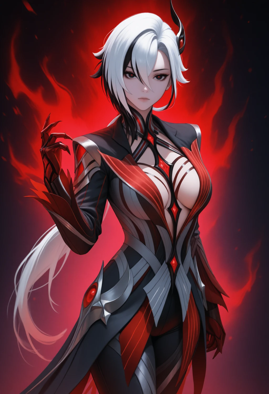 [NoobAI-XL EPS v1.1] Arlecchino (Cinder of Two Worlds) | Genshin Impact - by justTNP