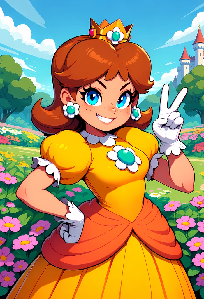 Princess Daisy - 18 Outfits - Anima - by Navedaxu