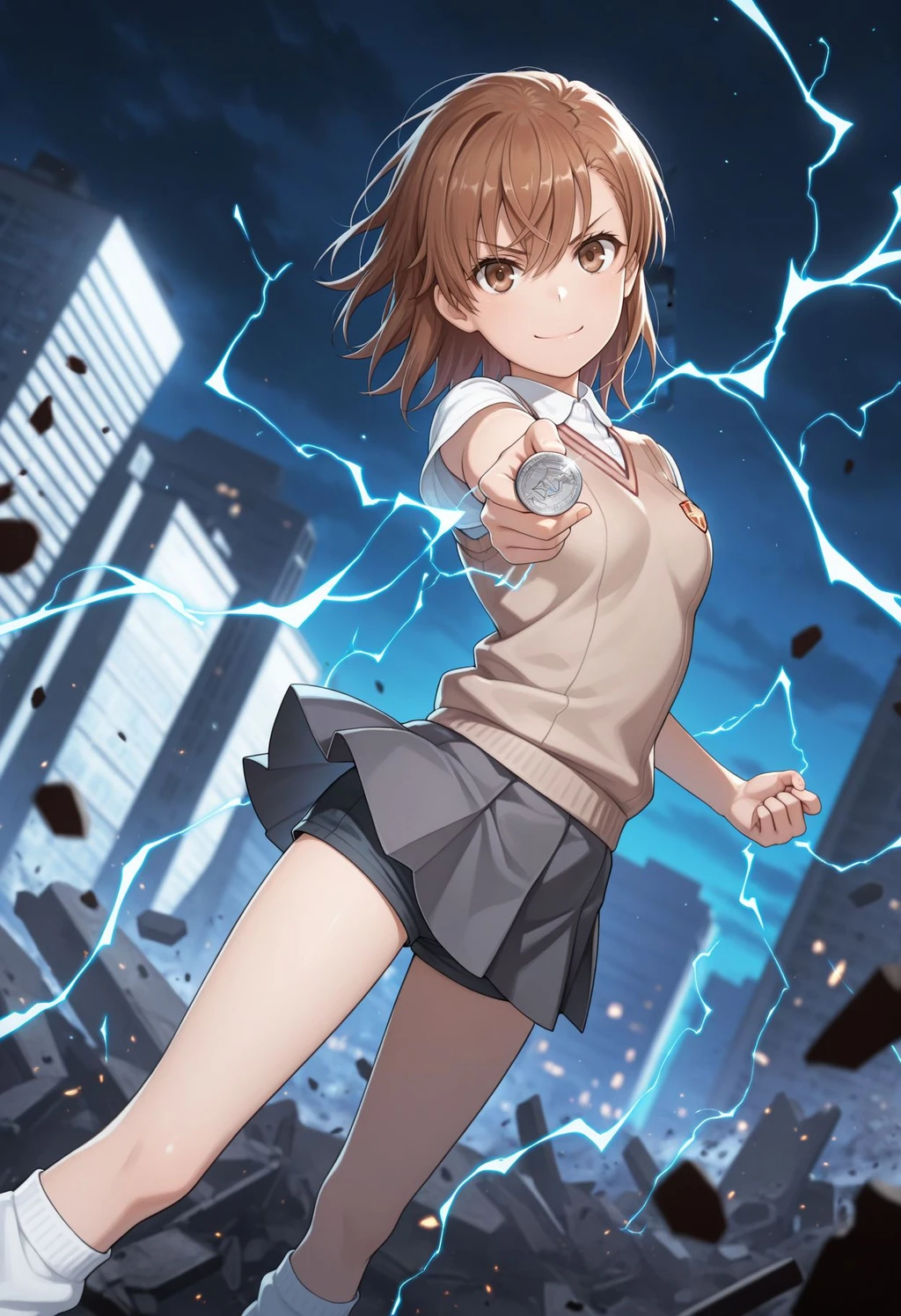 Stable Diffusion image: 1girl, solo - by Misaki_Akeno