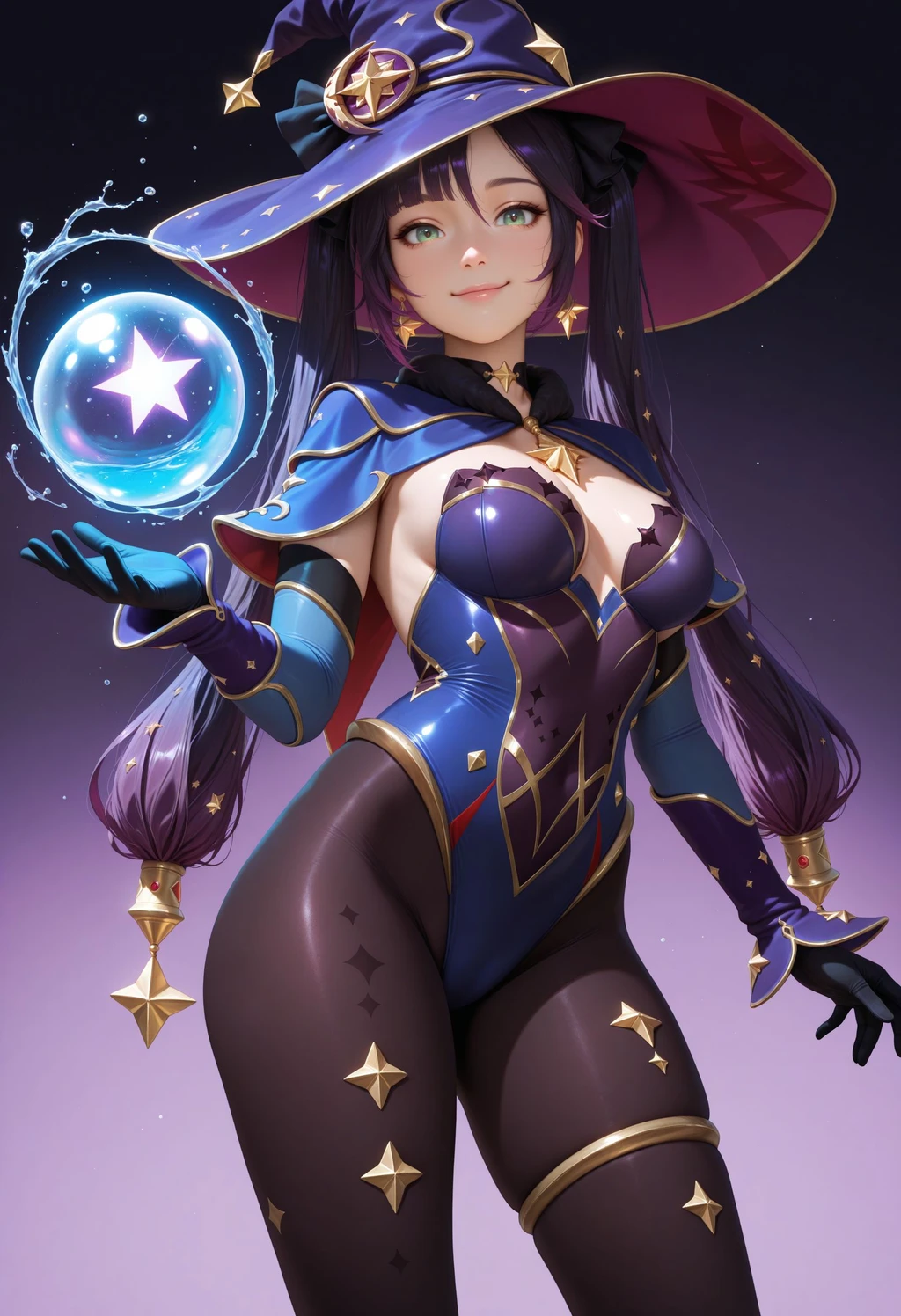 Mona (Genshin Impact) (IllustriousXL) - by Misaki_Akeno