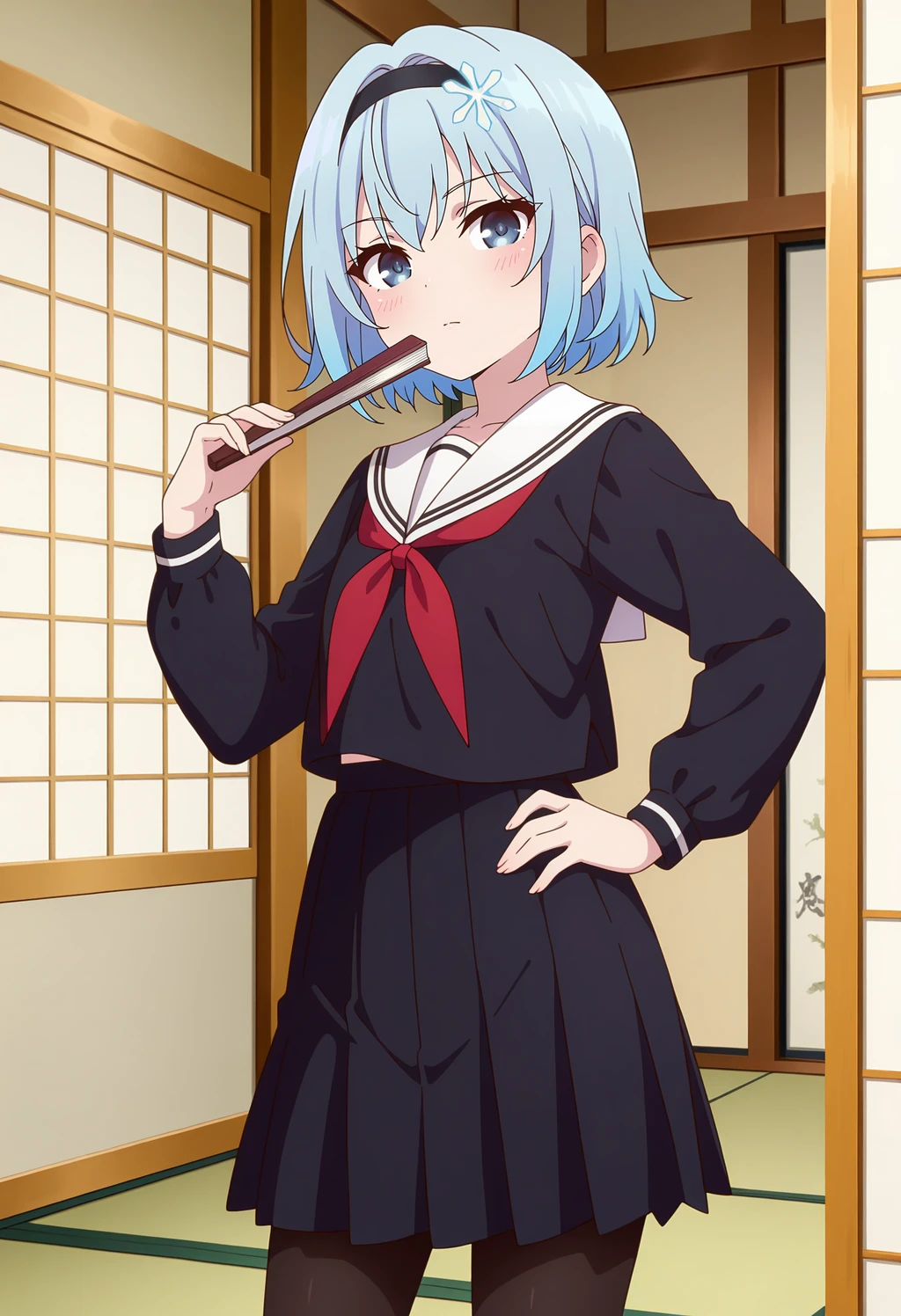 Sora Ginko [4 outfits] | Illustrious | Ryuuou no Oshigoto! - by LittleJelly