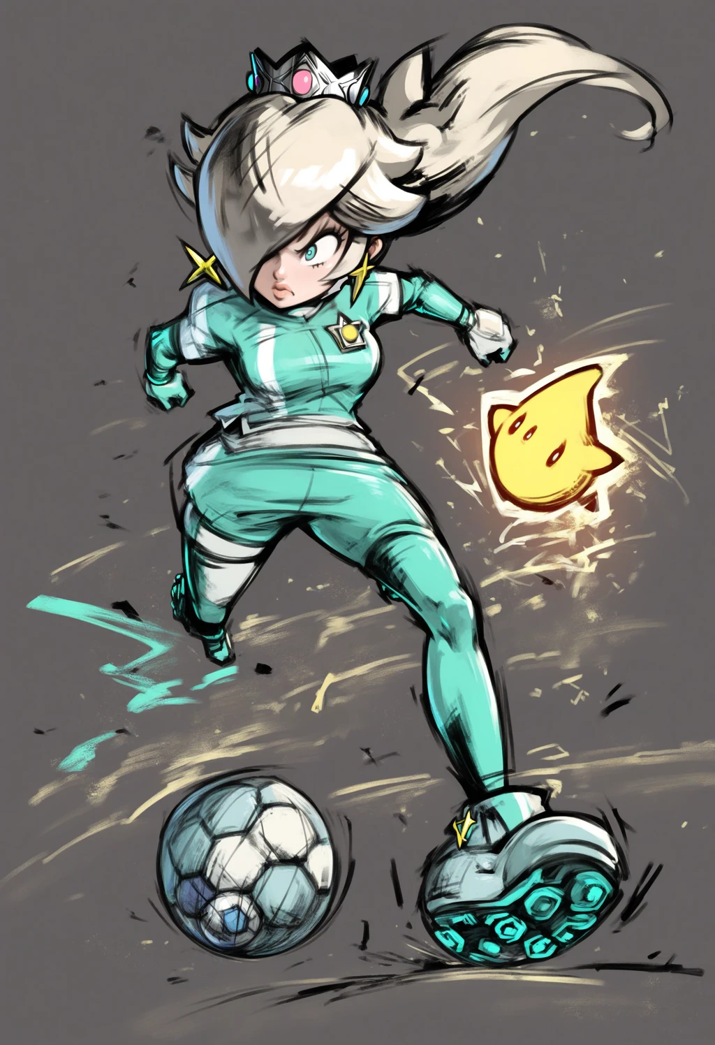 Mario Striker Style | Style LoRA XL (PonyDiffusion) - by FallenIncursio