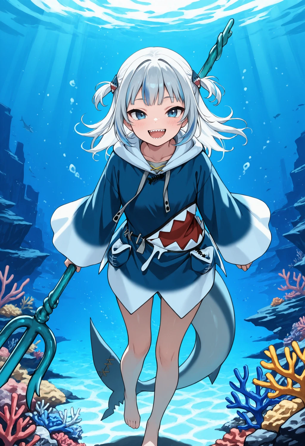 Gawr Gura 6 outfits (Illustrious/NoobAI) - by holostrawberry