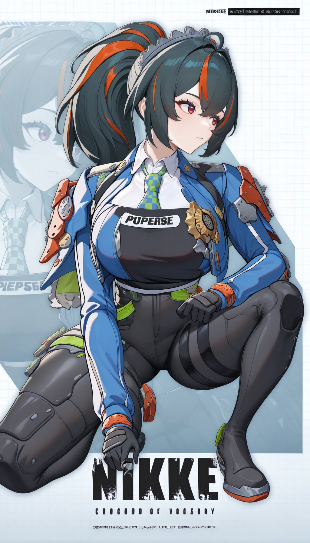 Stable Diffusion image: 1girl, solo - by FallenIncursio