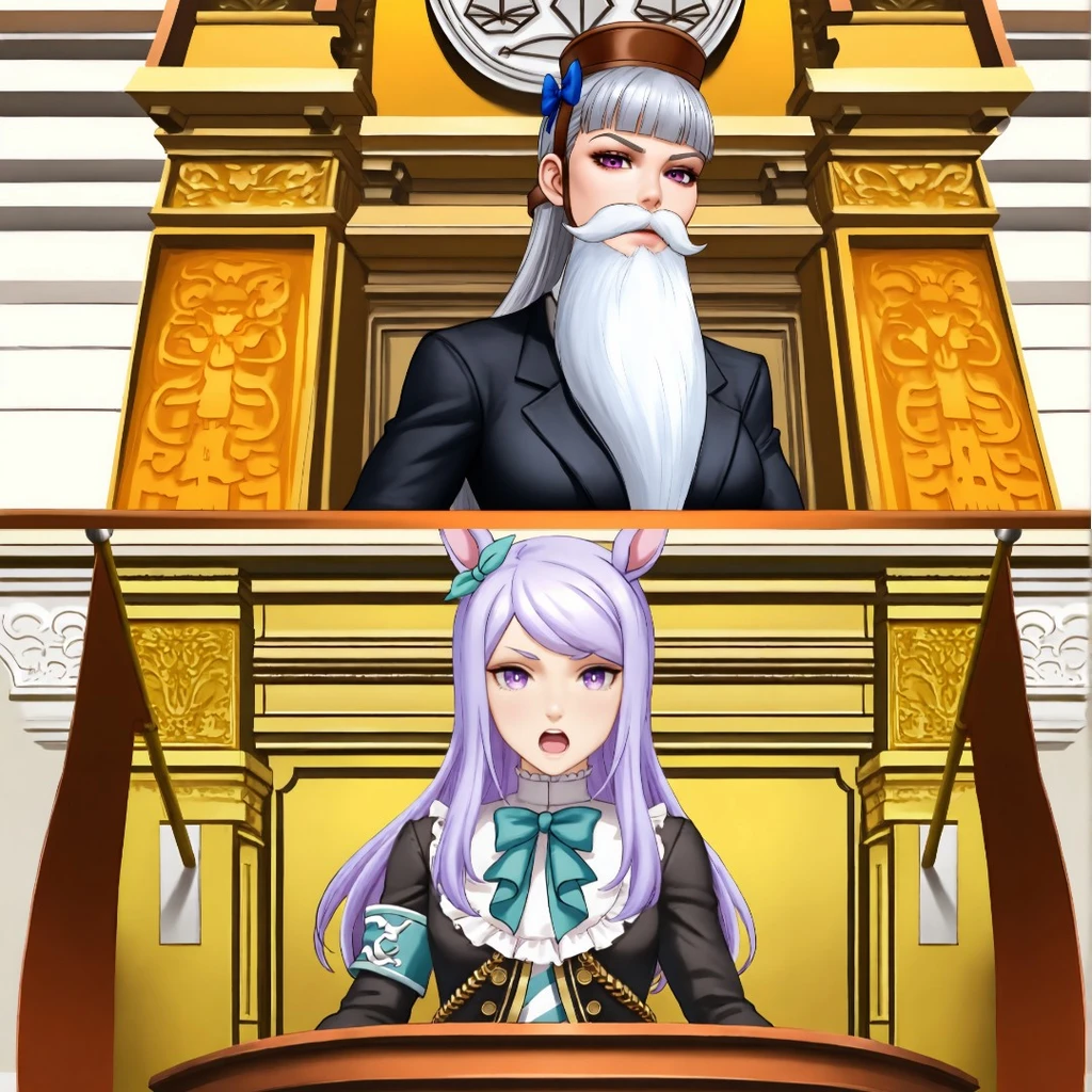 Ace Attorney Meme - Witness Stand - Judge Stand |ChenkinNoob-XL-V0.1| - by miniphak