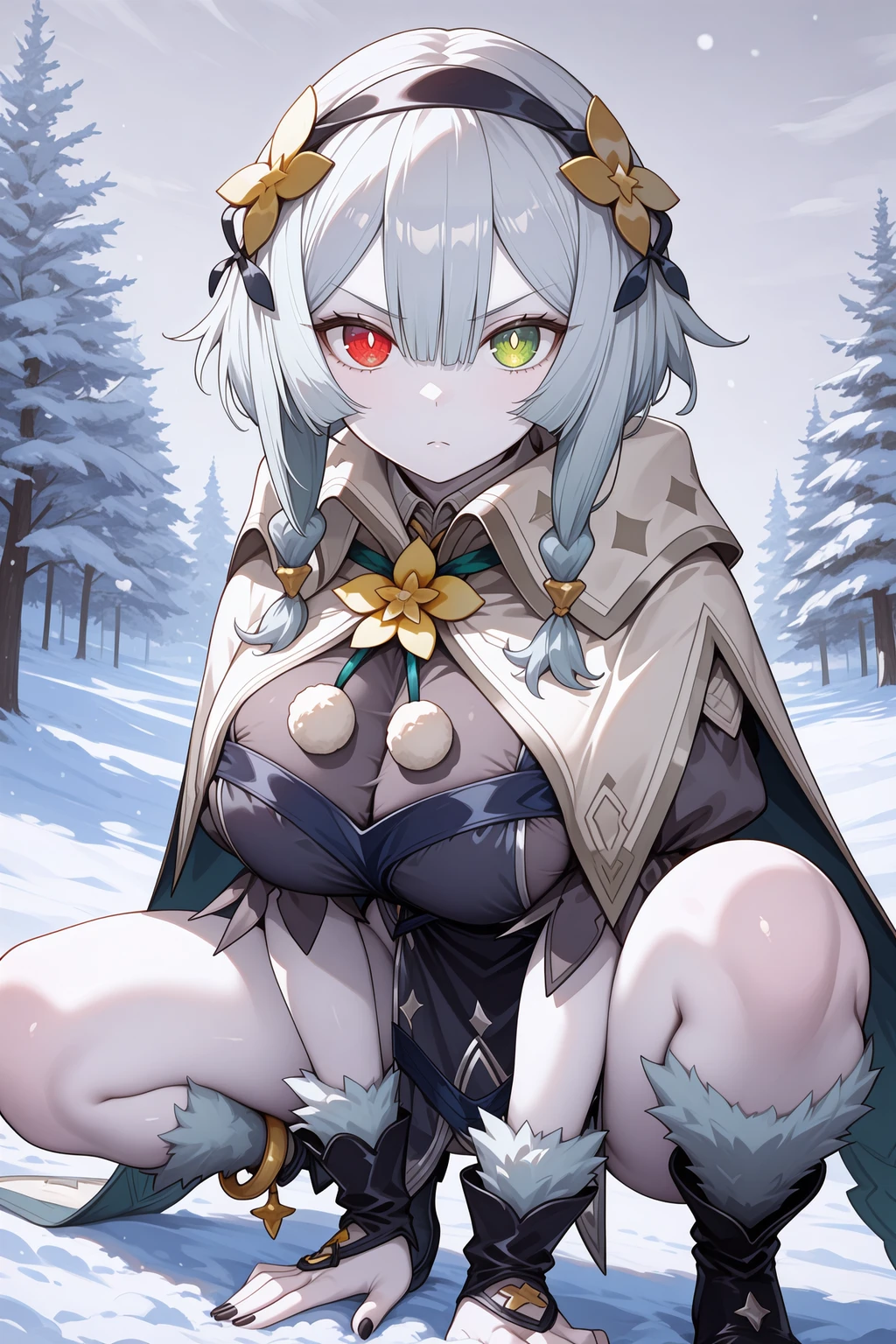 Stable Diffusion image: 1girl, solo - by novowels