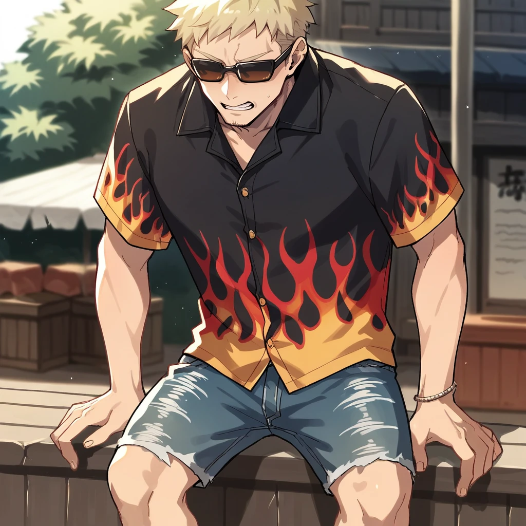 Flame Print - by Navedaxu