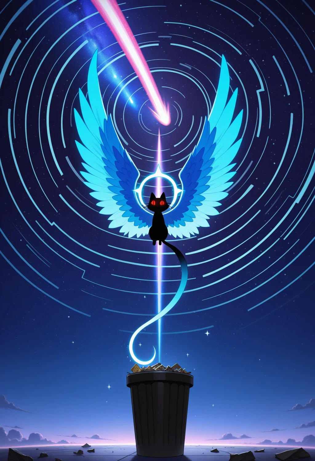 Cats fly free - by CountCandy